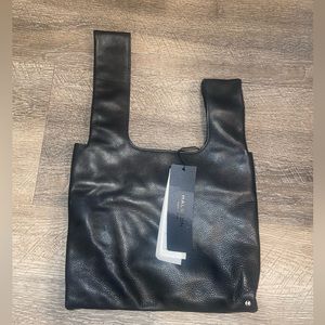 Halston Heritage Leather Wristlet Bag